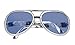 Produktbild erdbeerloft - Elvis Brille Kostüm Sonnebrille Rock´n Roll, Blau