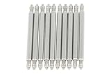 PUREgrey 10 x Federsteg 22mm x 1,5 Durchmesser Edelstahl
