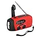 Produktbild Tragbar Solar Radio, EIVOTOR AM FM Dualband Multifunktions Radio Solar Wiederaufladbare Radio Notfall Ladegerät Universal Dynamo Radio Kurbelradio mit USB Ladekabel LED Lampe Taschenlampe Powerbank unterstützt Kurbelinduktor Solarladung Handy Notfallgebühr für Wandern Camping Outdoor Notfall
