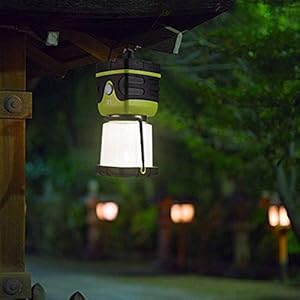 LE Lanterna da Campeggio LED 1000lumen Impermeabile, 4 Modalità di Illuminazione, Lampade da Campeggio per Emergenza Escursione Pesca Trekking ecc. - immagine 9