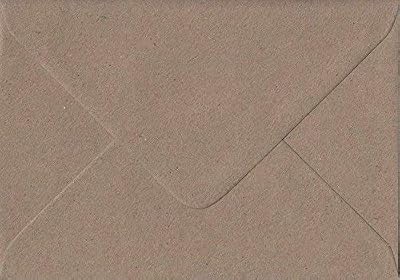 Colour Craft Premier Lot de 50 enveloppes gommées en papier kraft recyclé Format C5 16,2 x 22,9 cm 100 g/m²