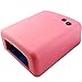 Hieha 36W UV Lamp Gel Polish Curing Nail Art Dryer Timer with 4 x 9W Bulbs (Pink)