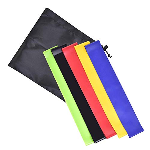 Preisvergleich Produktbild Leking Yoga-Latex-Fitness-Widerstandsband (5PCS)