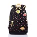 Produktbild Student Rucksack, Kedi Reise Rucksack Segeltuch Schule Rucksack Backpack Laptop Tasche Schulter Daypack Bookbag