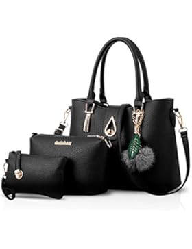 NICOLE&DORIS Neu Mode 3 PCS Tasche Handtasche Schulter Frauen Crossbody Totes Bote Weich PU