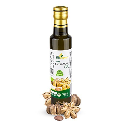 Preisvergleich Produktbild zertifiziertes Bio kaltgepresst Sacha Inchi öl 250ml biopurus