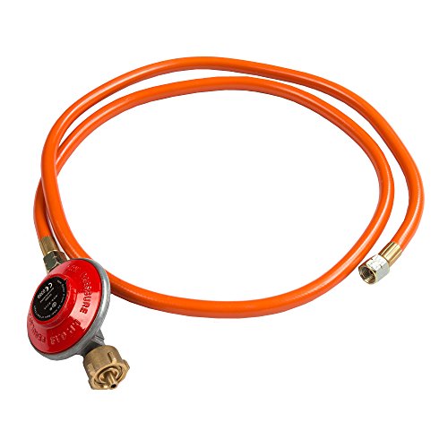 GRILL & MORE Essentials, Gasgrill Druckminderer mit Gasschlauch, 1,5m