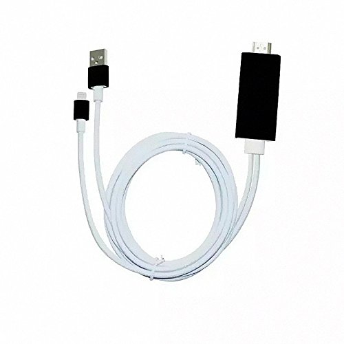 eyeCam EC627 iPhone 6 Lightning auf HDMI-Kabel, vimvip 6.4 ft Lightning MHL zu HDMI Kabel 1080p HDTV Adapter für iPhone 5 5S 6 6S Plus nicht kompatibel iPad mini/air/Pro - 5