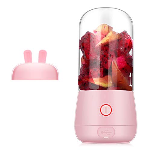 Preisvergleich Produktbild LIANGJING Tragbare Saftpresse, kleine Saftmaschine, elektrische Kochmaschine, Hasenohrschale, kompakt und leicht