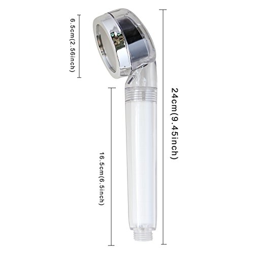 IBAMA Filtration Handheld- Duschkopf Universal-duschen Bestandteile mit Handdusche Hochdruck-Wasser-Einsparung (Duschkopf) - 6