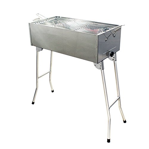 Mangal Schaschlikgrill BENE PREMIUM 200 aus Edelstahl, klappbar - 3