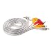 MagiDeal AUX 3.5mm to 3RCA AV Audio Video Converter Cable HDTV Smart TV Cord 3ft RS.405.00
