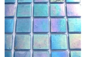 MOSAIC HEAVEN 75 Sheet Sky Blue Iridescent 20mm Mosaic Tiles