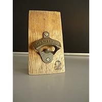 Lunes Französische Weinfass Kunst - Bierflaschenöffner - Handgemachte - Beer Man! Recycelte Weinfass Daube - Vintage