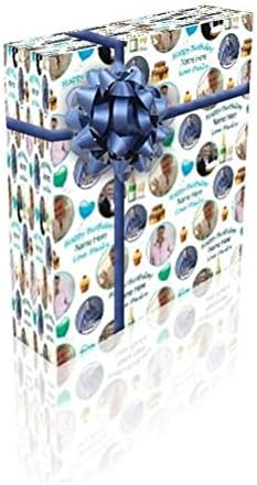 Paul Hollywood Personalised Birthday Gift Wrap With 2 Tags - ADD A NAME!
