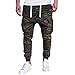 Produktbild Btruely Hosen Herren Camouflage Jogginghose Männer Stoffhose Lose Trainingsshorts Workout Fitness Sporthosen Freizeithose Jungen Outdoorhose Lange Kordelzug Hosen Herbst Sweatpant