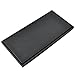 Beyondfashion 76cm x 38cm x 36cm Large Double Faux Leather Ottoman Folding Storage Pouffe Toy Box Foot Stool Seat (Black)