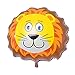 Produktbild EXQUILEG Süß Folienballon Tier, 24 Zoll Tierkopt Ballons Kit für Kinder Geburtstag Party Dekoration (Löwe)