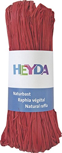 Heyda 204887791 Bast Naturbast (0 m x 0 mm,) rot