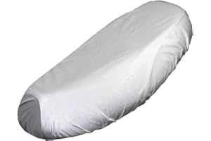 Coprisella per Moto Universale,LSGGTIM Coprisedile Impermeabile e Antipolvere per Protezione Solare,Coprisedile Universale Flessibile per La Maggior Parte delle Moto Argento(L)