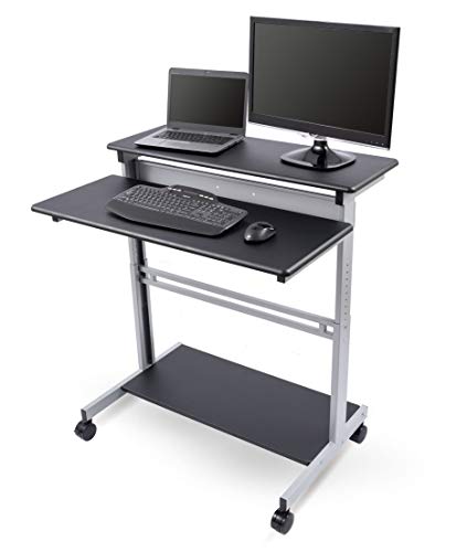 Mobile Standing Desk Computer Workstation: Amazon.co.uk: Kitchen & Home