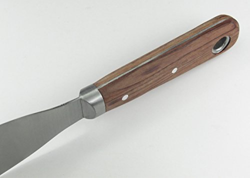 Malerspachtel Set 25 50 100 mm durchgehend vernietet Edelstahl rostfrei Spachtel Gipsspachtel Stielspachtel Schaber - 2