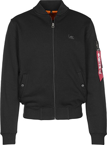 ALPHA INDUSTRIES X-FIT Sweat Jkt MA-1 Sweatjacke S schwarz