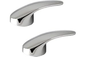 DRAGONX2 Kitchen Faucet Replacement Handle Tap Handle Lever Replacement Wasserhahn Ersatzteile Griff Faucet Handle For Bathroom,Kitchen,Sink,Bathtub Accessories Tap Replacement Accessories(2pc Silver)