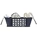 Pink Lining Cream Butterflies Stroller Organiser (Navy)
