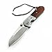 Produktbild AUBEY Taschenmesser Klein Klappmesser Holzgriff Messer Mini Einhandmesser Outdoor Folder Pocket Knife, 6 cm Klingenlänge