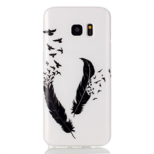 Samidy Galaxy S7 Edge Case, Unique Design TPU Gel Case for Samsung Galaxy S7 Edge with Screen Protector