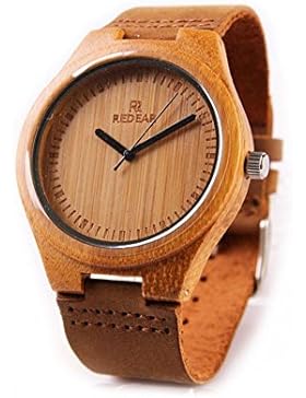 juhaich Holz Armbanduhr Bambus H