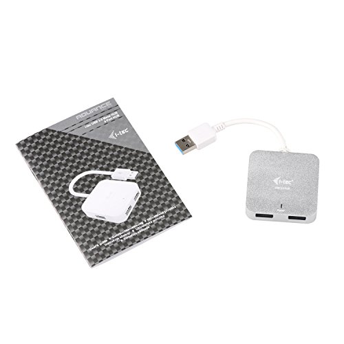 i-tec USB 3.0 Metal Passive HUB 4 Port ohne Netzadapter für Notebook Ultrabook Tablet PC Unterstützen Win und Mac OS - 4