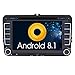 Price comparison product image Pumpkin Android 8.1 Car Radio DVD Player for VW with Sat Nav Supports Bluetooth DAB + USB CD DVD WiFi 4G Android Car MicroSD 2 Din 7 Inch Screen