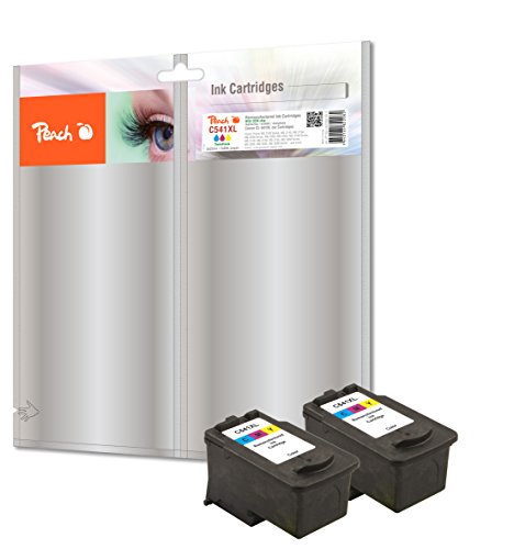 Peach Doppelpack Druckköpfe color kompatibel zu Canon CL-541XL