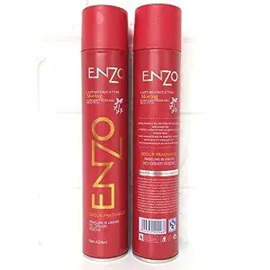 GUANZO Enzo Lasting Hair Spray for Strong Hair (420 ml) PACK OF 2