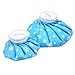 Produktbild BELLESTYLE Eisbeutel, 2 Stück ( 9 Zoll und 6 Zoll ) heiß und kalt Wiederverwendbar Eisbeutel, Erleichterung Wärmepackung Sportverletzung wieder verwendbare Erste-Hilfe für Beinknie Kopf, Blau