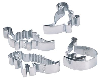 Kitchen Craft Let's Make Lot de 4 emporte-pièces Dinosaure