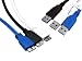 Produktbild Hochwertiges Micro-USB-3.0 Ladekabel Datenkabel für Samsung Galaxy S5 (SM-G900 GT-i9600) S5 Mini (SM-G800) Note 3 Neo (SM-N7505) Note 3 SM-N9000 NotePro 12.2 TabPro 12.2 Tab 4 8.0