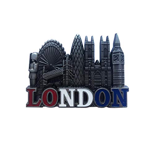 London Heritage - Abridor de Botellas de Cerveza de Cristal para frigorífico, Hecho de Metal Resistente para el hogar, Bar, Club, Restaurante