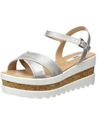 Mtng Dila, Sandalias con Plataforma Plana para Mujer