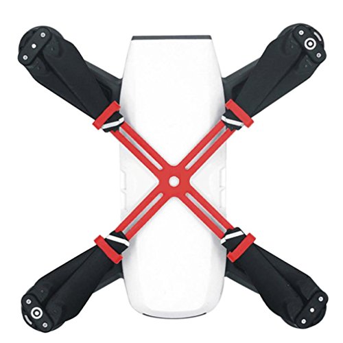 Ularma Pour dji Spark drone hélice props pales fixer support protecteur Mount (rouge)