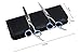 niceEshop(TM) 6pcs Professional Hair Scissors Set Barber Hair Cutting Thinning Scissors with Black Case (6.0 Inch)