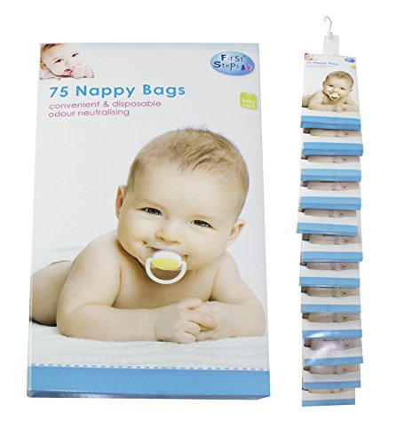 75X SCENTED BABY NAPPY DIAPER DISPOSABLE BAGS CHILD CHANGING ODOUR NETURALISATION