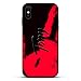 Produktbild Name: Tony, Hand-Written Style - Luxendary Magma Serie: Color-Shifting/Changing Matte Case mit 3D-Print Gloss Design + Hartglas für iPhone XS/X in Anthrazit