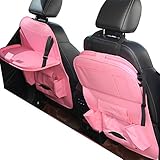 Multi-Pockets Designed ： Es ist eine elegante und praktische Notwendigkeit für Familienausflüge. Sie können die Tasse, den Regenschirm, das Magazin, das iPad, Trinkflaschen, Snacks, Babyartikel und einige andere gängige Reisezubehörteile in diese Autotasche stecken, um Ihr Gepäck zu verstauen Auto ordentlich und ordentlich. Inzwischen.