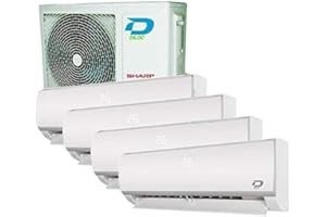 CLIMATISEUR SMART WIFI DILOC FROZEN R32 3,0+3,0+3,0+3,0 Kw compresseur SHARP