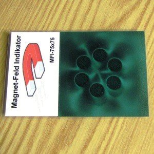 Flux-Detektor Folie macht Magnetfelder sichtbar – 75 x 75 mm - 3