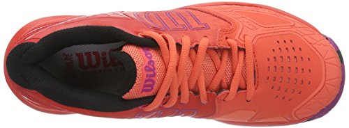 Wilson Damen Kaos Comp W Radiant.R/Coral Punc/Pk Tennisschuhe - 8