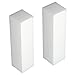 Accessotech 10 x Pro Womens Acrylic Nail Art Tips Buffer Buffing Sanding Block Files White